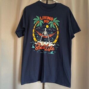 Skeleton & Beach Shirt